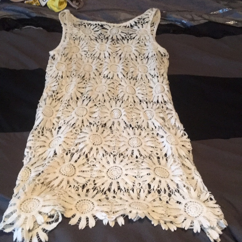 Netted worn dress